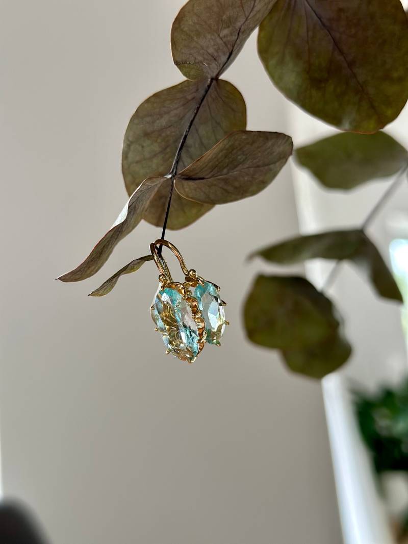 18K Vergoldete Elegante Braut Hochzeit Hängeohrringe| Oval Faux Edelstein Ohrringe Frauen Schmuck Geschenke 18K Vergoldete Elegante Braut Hochzeit Hängeohrringe| Oval Faux Edelstein Ohrringe Frauen Schmuck Geschenke von Elaaron