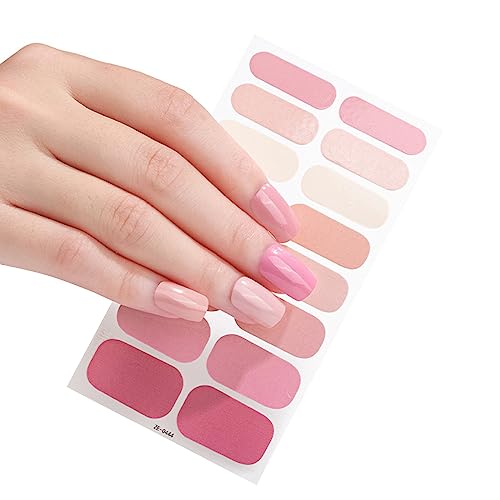 16 Streifen Nagellack Aufkleber Nagelaufkleber Lampe Erforderlich Nagellack Wraps Nagelkunst Aufkleber Für Frauen Und Mädchen von Eladcncmc