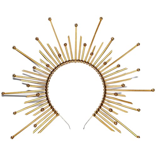 Halocrown Halocrown Stirnband SunGoddess Kopfschmuck Spiked Halocrown Griechisch von Eladcncmc