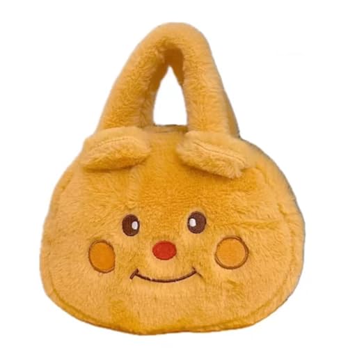 Modische Weiche Plüsch Handtasche In Bärenform Kleine Cartoon Tasche Tragbare Handtragetasche Für Trendsetter von Eladcncmc