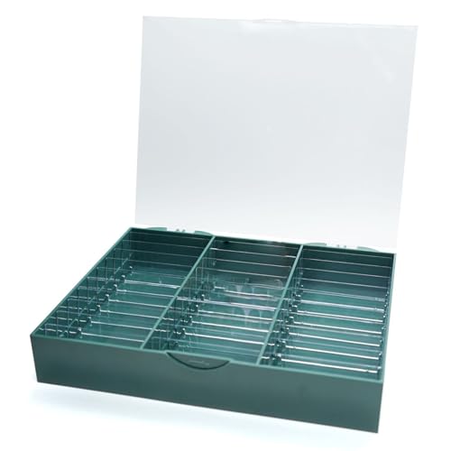 Transparente Acryl-Box für Frauen, schützt und präsentiert Ihre künstlichen Nägel, verstellbare Fächer, leicht und reisefreundlich von Eladcncmc