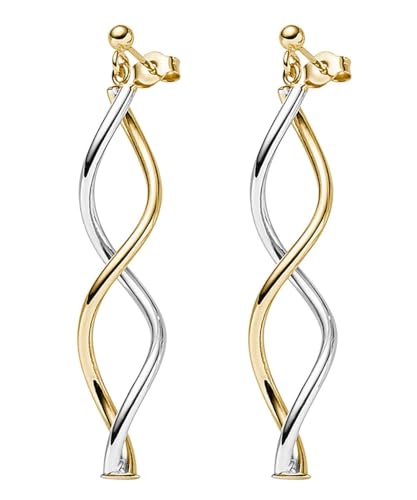 Elaine Firenze Damen-Ohrhänger Bicolor 585/14 K Gold Ohrringe 58025 von Elaine Firenze