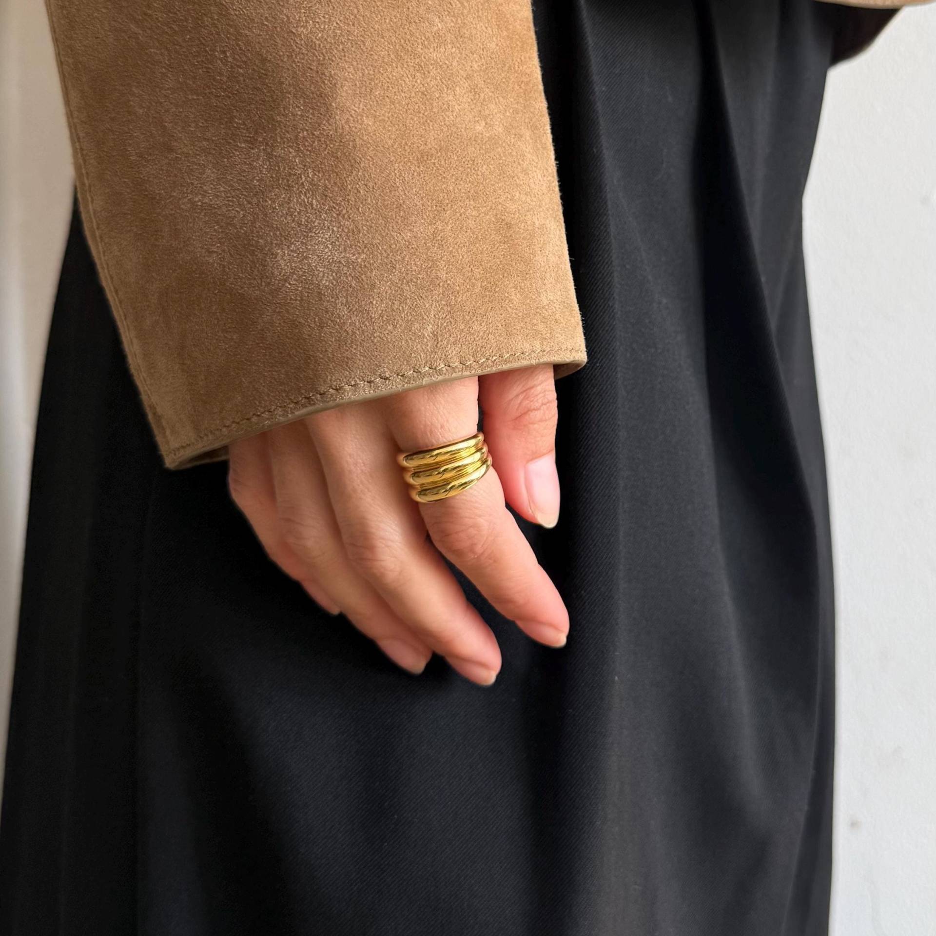 Chunky Kuppel Ring von Elanistudio