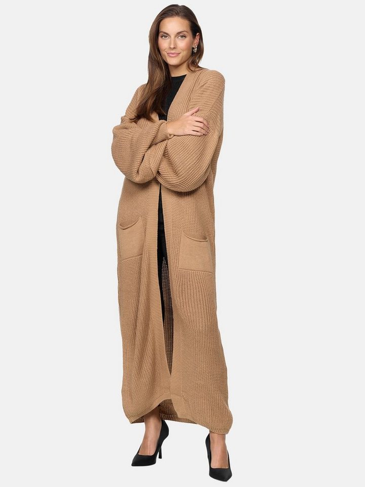 Elara Cardigan Elara Langer Damen Oversize Cardigan (1-tlg) von Elara