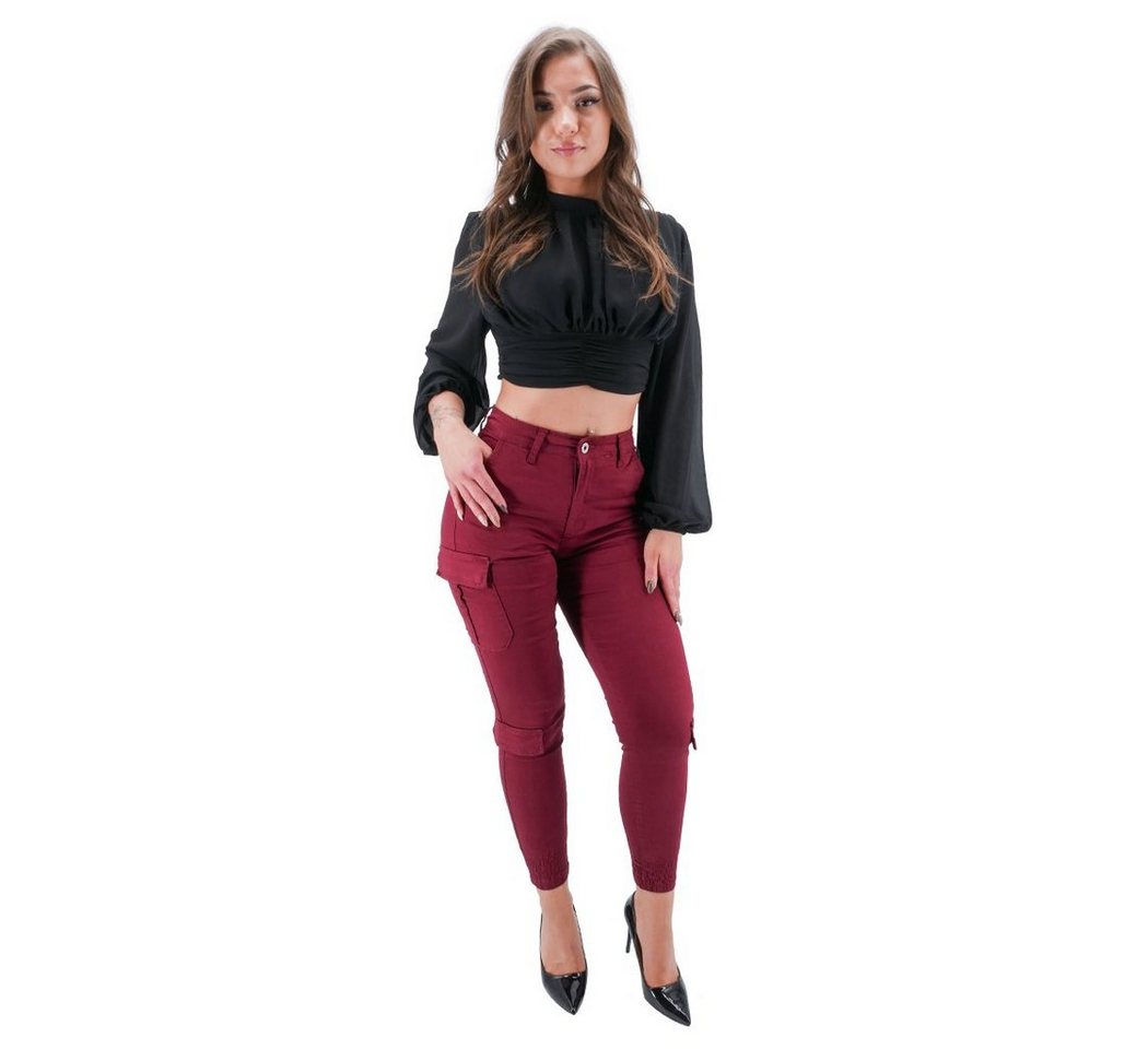 Elara Cargohose Elara Damen Hose Zerrissen Destroyed Elements Chunkyrayan (1-tlg) von Elara