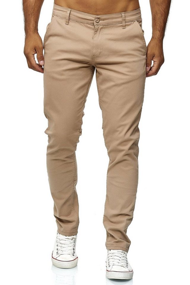 Elara Chinohose Elara Herren Chino Hose Slim Fit Stretch (1-tlg) von Elara