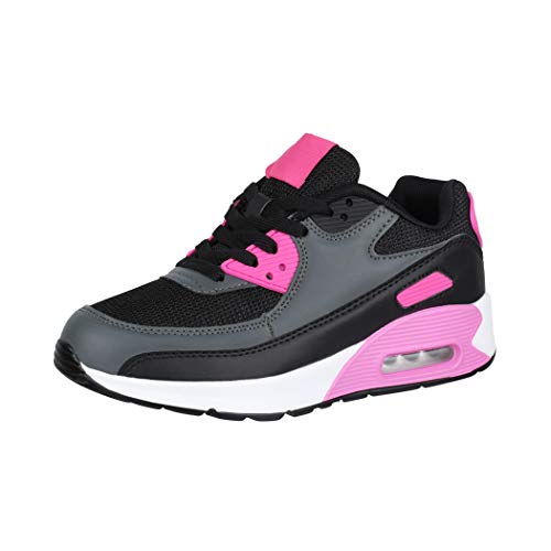 Elara Damen Herren Sneaker Sport Laufschuhe Turnschuhe Chunkyrayan G03 Black/Rost-37 Elara Damen Herren Sneaker Sport Laufschuhe Turnschuhe Chunkyrayan G03 Black/Rost-37 von Elara