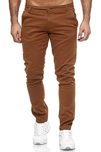 Elara Herren Chino Hose Slim Fit Stretch Chunkyrayan MEL009-Camel-32/36 Elara Herren Chino Hose Slim Fit Stretch Chunkyrayan MEL009-Camel-32/36 von Elara
