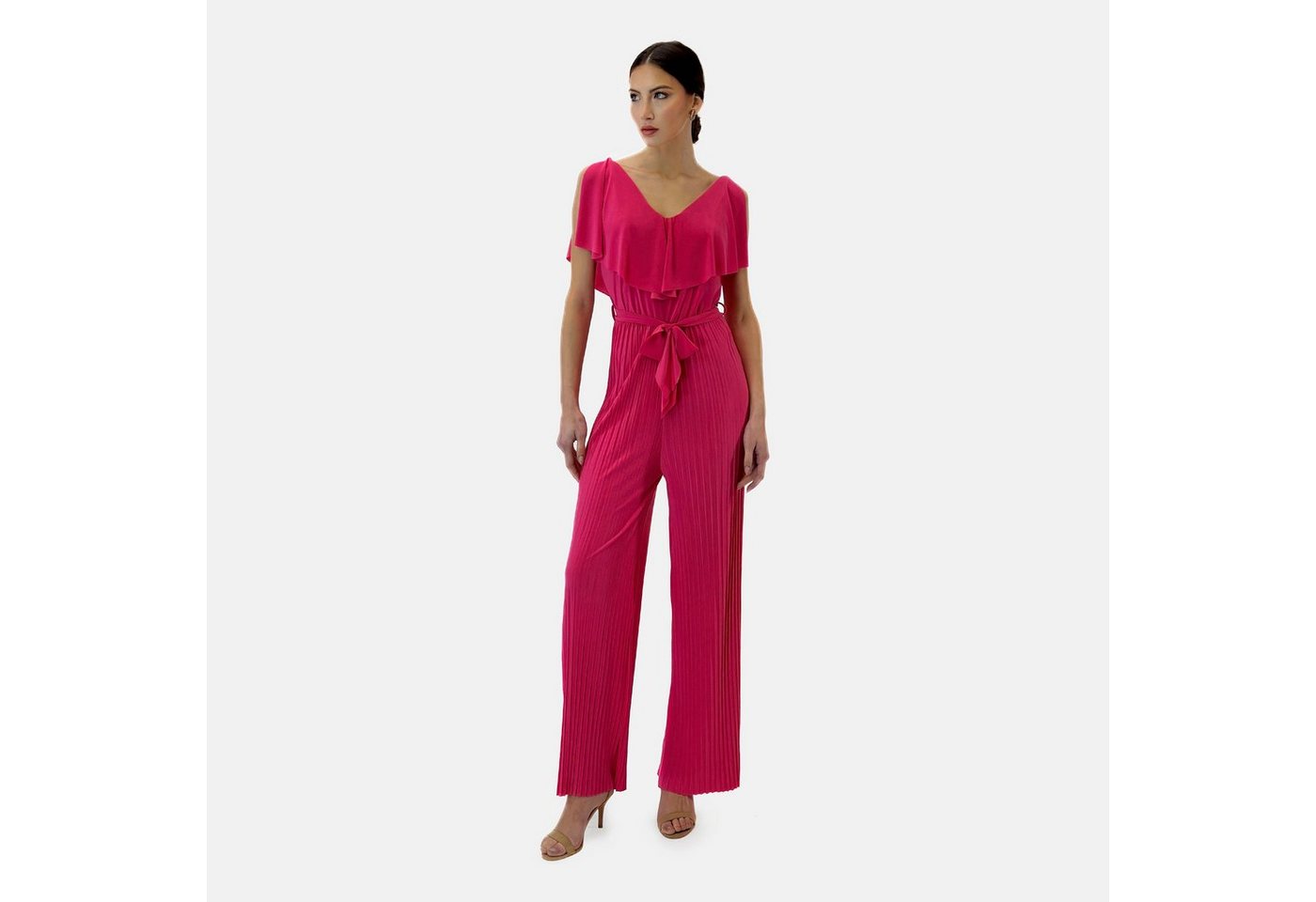 Elara Jumpsuit Elara Damen Jumpsuit V-Schnitt (1-tlg) von Elara