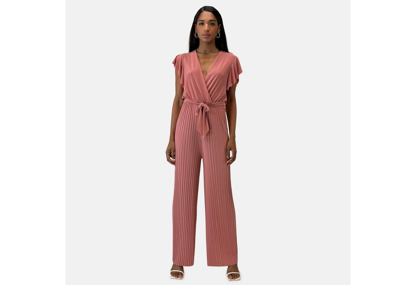 Elara Jumpsuit Elara Damen Jumpsuit V-Schnitt (1-tlg) von Elara