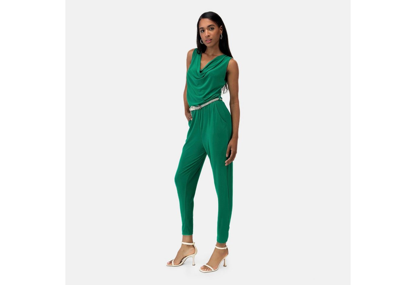 Elara Jumpsuit Elara Damen Jumpsuit mit Gürtel (1-tlg) von Elara