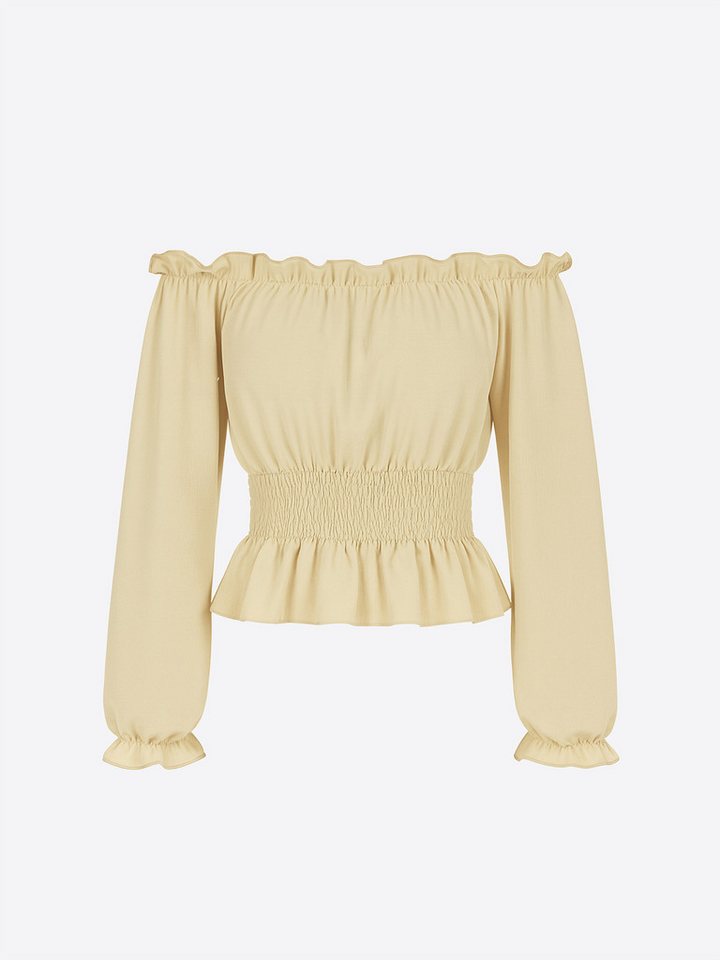 Elara Klassische Bluse Elara Damen Off-Shoulder-Damen (1-tlg) von Elara