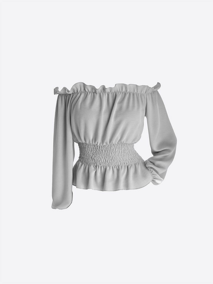 Elara Klassische Bluse Elara Damen Off-Shoulder-Damen (1-tlg) von Elara