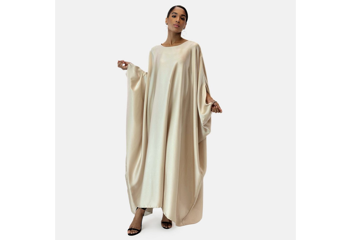 Elara Maxikleid Abaya (1-tlg) Markenlabel von Elara