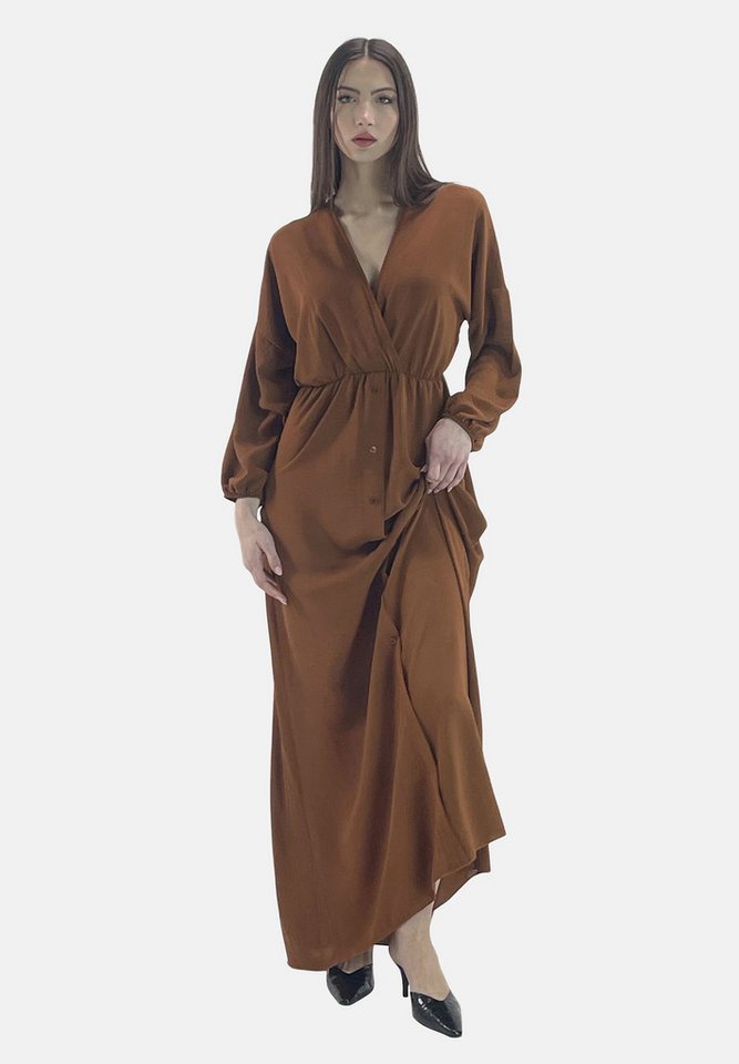 Elara Maxikleid Abaya (1-tlg) Markenlabel von Elara