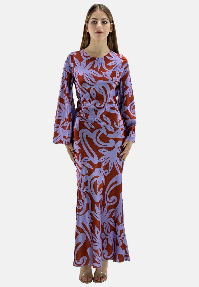 Elara Maxikleid Abaya (1-tlg) Markenlabel von Elara