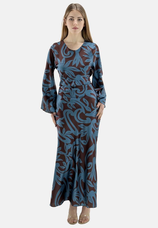 Elara Maxikleid Abaya (1-tlg) Markenlabel von Elara