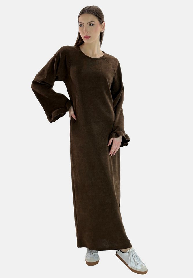Elara Maxikleid Abaya (1-tlg) Markenlabel von Elara