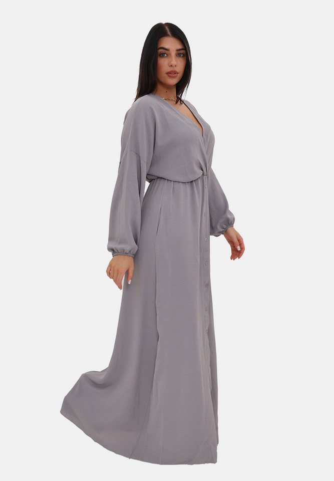 Elara Maxikleid Abaya (1-tlg) Markenlabel von Elara