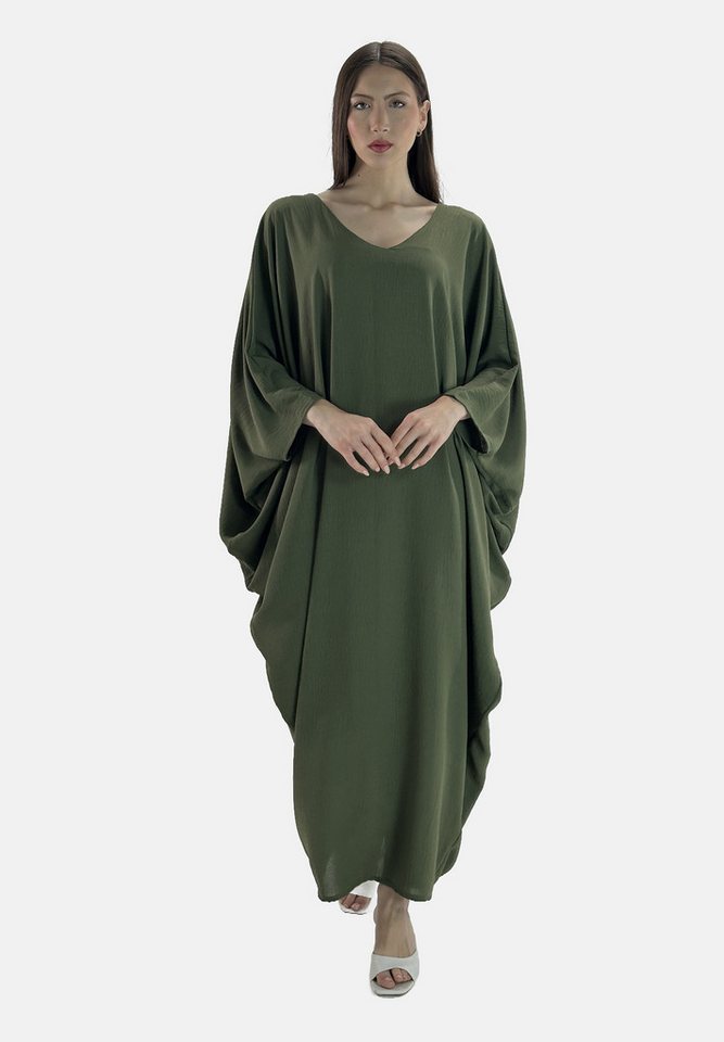 Elara Maxikleid Abaya (1-tlg) Markenlabel von Elara