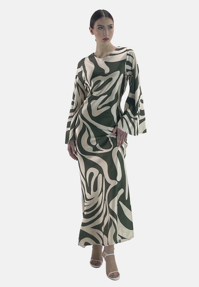 Elara Maxikleid Abaya (1-tlg) Markenlabel von Elara