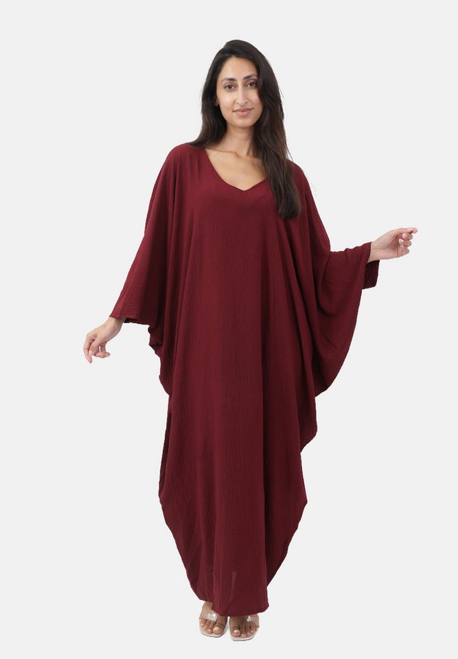 Elara Maxikleid Abaya (1-tlg) Markenlabel von Elara
