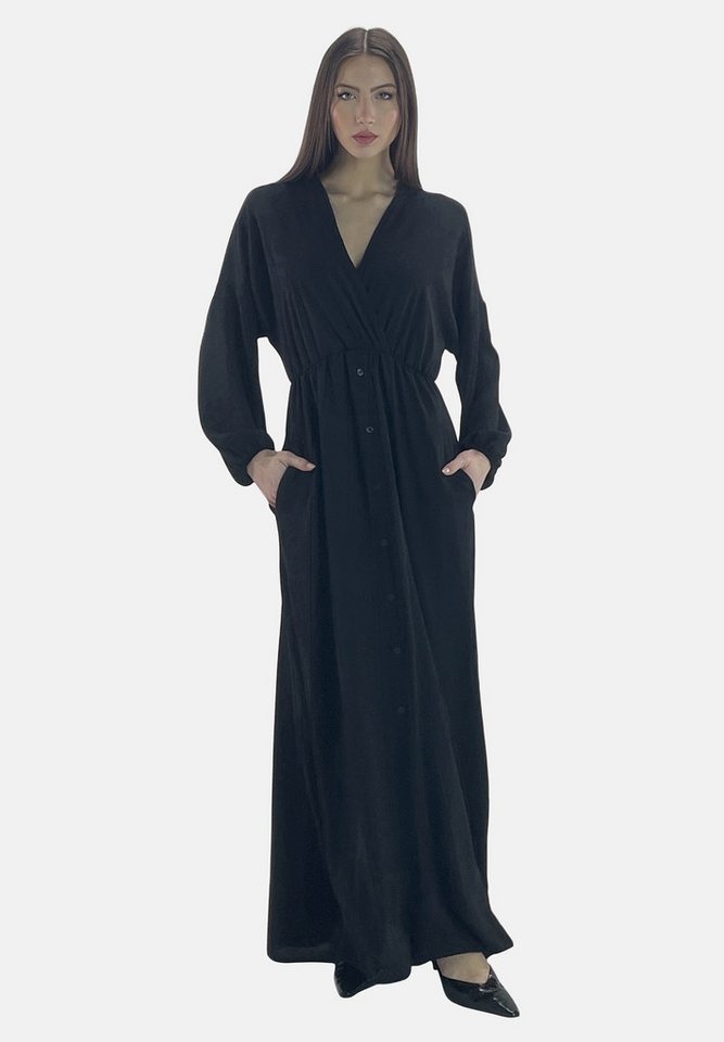 Elara Maxikleid Abaya (1-tlg) Markenlabel von Elara