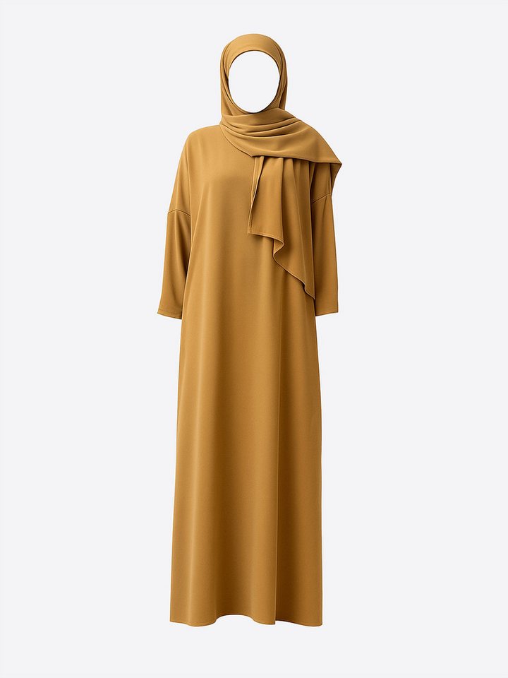 Elara Maxikleid Abaya (1-tlg) Markenlabel von Elara