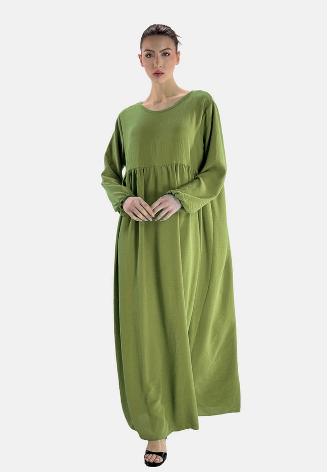 Elara Maxikleid Abaya (1-tlg) Markenlabel von Elara