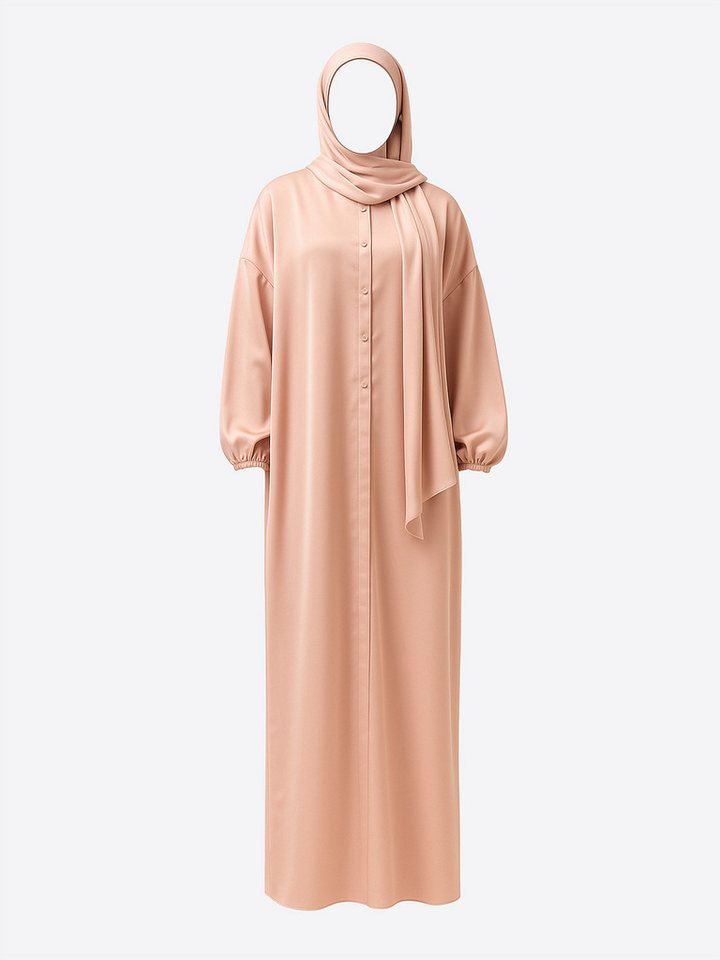 Elara Maxikleid Abaya (1-tlg) Markenlabel von Elara