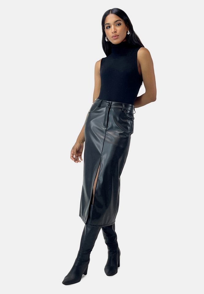 Elara Maxikleid Damen Rock (1-tlg) Markenlabel von Elara