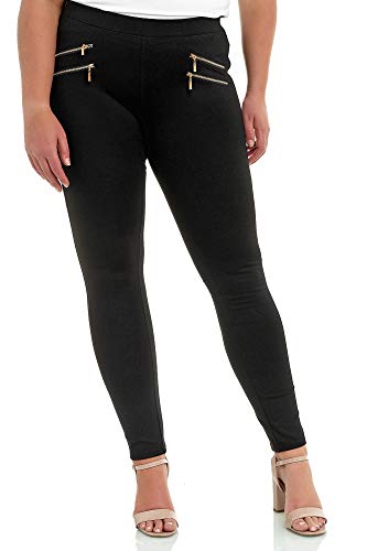 Elara Miss Anna Damen Stretch Hose Skinny Jegging Chunkyrayan A11/A55 Black 36 (S) von Elara