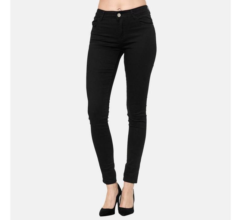Elara Slim-fit-Jeans Elara Damen Stretch Hose Push Up Jeans (1-tlg) von Elara