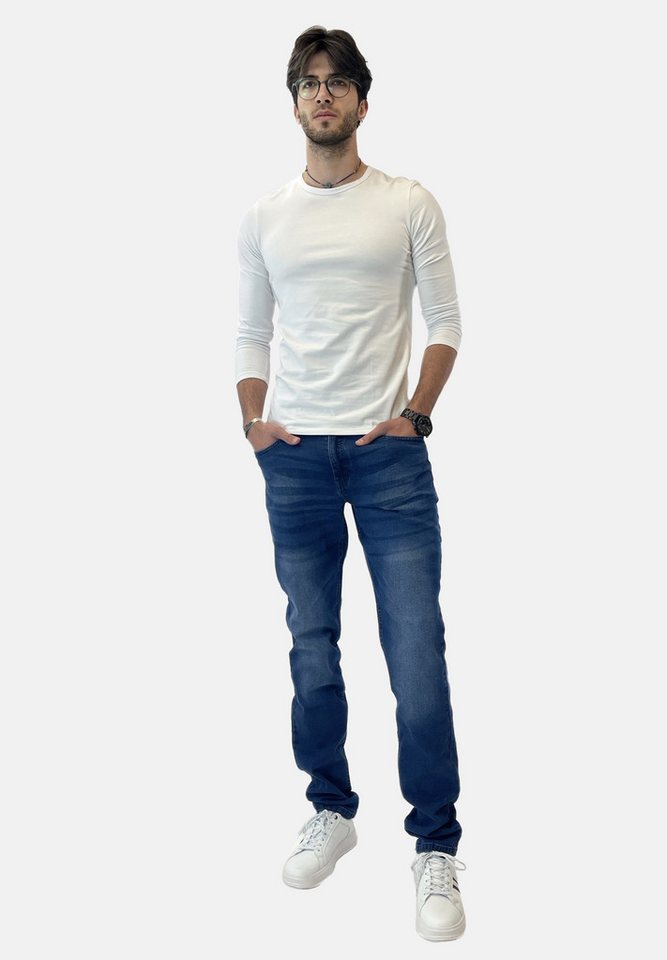 Elara Slim-fit-Jeans Herren Jeans (1-tlg) von Elara