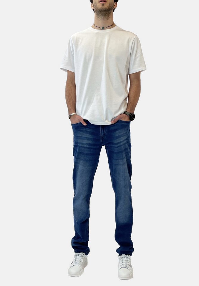 Elara Slim-fit-Jeans Herren Jeans (1-tlg) von Elara