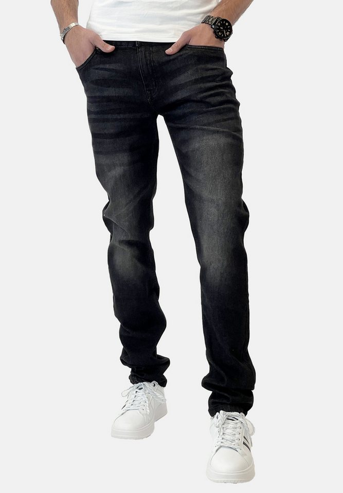 Elara Slim-fit-Jeans Herren Jeans von Elara