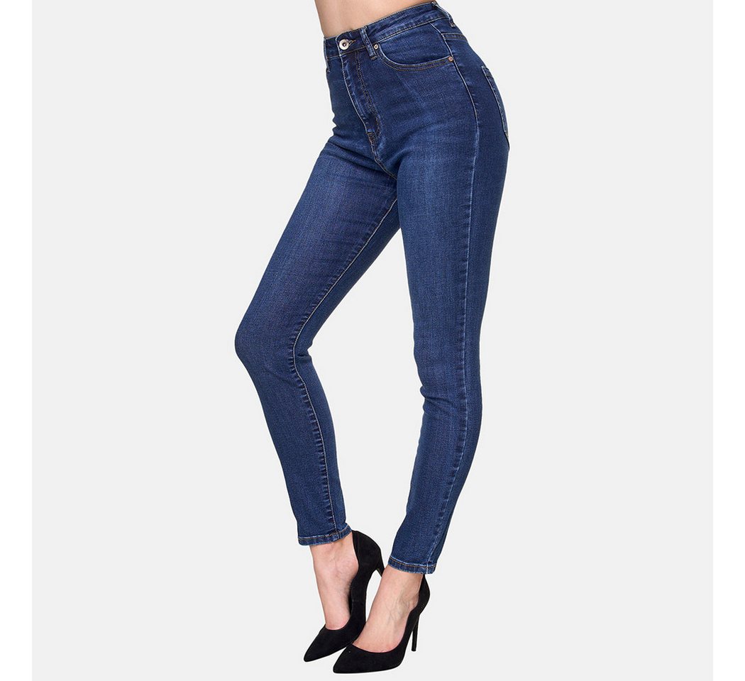 Elara Slim-fit-Jeans Highwaist Jeans (1-tlg) von Elara