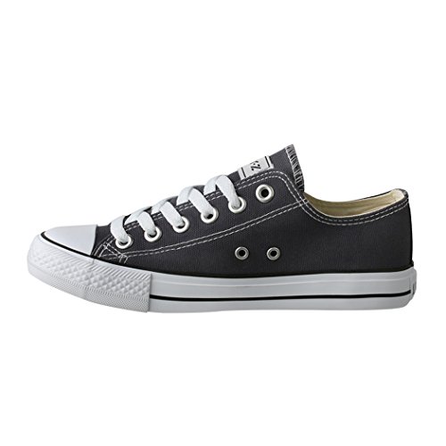 Elara Unisex Sneaker Damen Herren Low Top Chunkyrayan CA01-CB09 Dk.Grey-37 von Elara