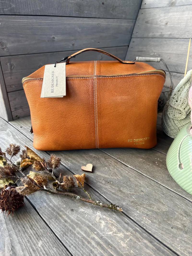 Redesigned Handarbeitstasche Project 10 Farbe Burned Tan von ElasMasche
