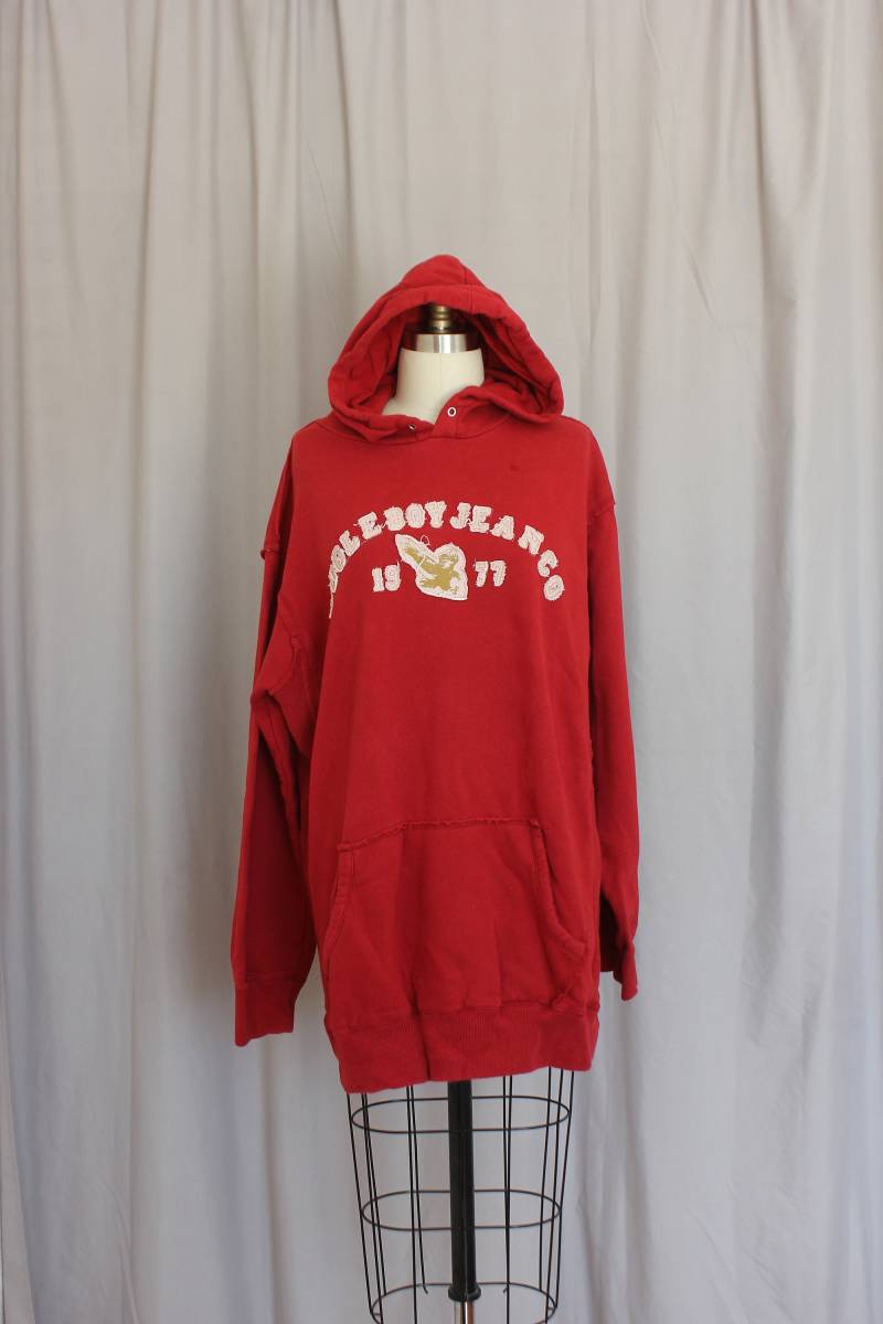 Vintage Buggle Boy Kapuzenpullover Sweatshirt Mit Känguru Beutel Unisex Groß von ElasVintageFinds