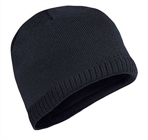 Elbe Team Commando Rollmütze Merino mit Fleecefutter Schwarz von Elbe Team
