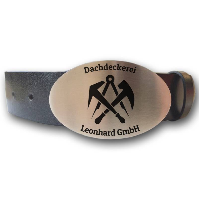 Ledergürtel Mit Ovaler Gürtelschnalle Zunftzeichen Dachdecker Und Wunschgravur Personalisiert Dein Text Name Firmenname Gürtel Geschenk Dach Ledergürtel Mit Ovaler Gürtelschnalle Zunftzeichen Dachdecker Und Wunschgravur Personalisiert Dein Text Name Firmenname Gürtel Geschenk Dach von Elbedruck