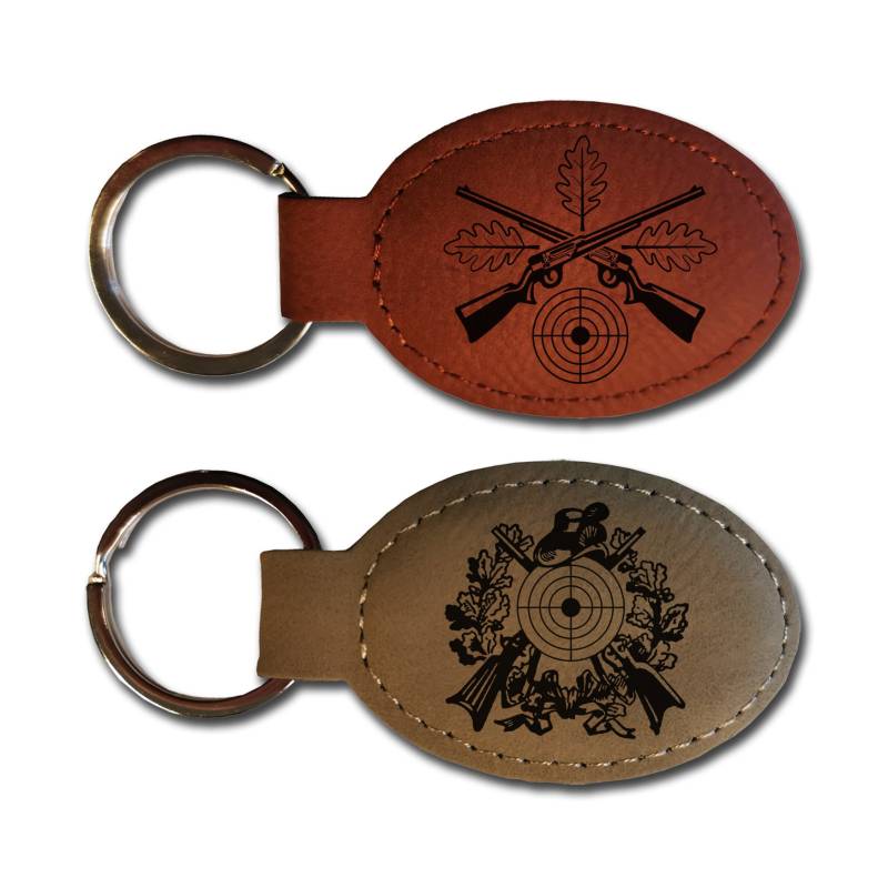 Schlüsselanhänger Mit Gravur Schützen Und Jagdmotiv 4 Verschiedene Motive Kunstleder Rot-Braun Oder Grau-Braun Schützenverein Jäger Geschenk Schlüsselanhänger Mit Gravur Schützen Und Jagdmotiv 4 Verschiedene Motive Kunstleder Rot-Braun Oder Grau-Braun Schützenverein Jäger Geschenk von Elbedruck