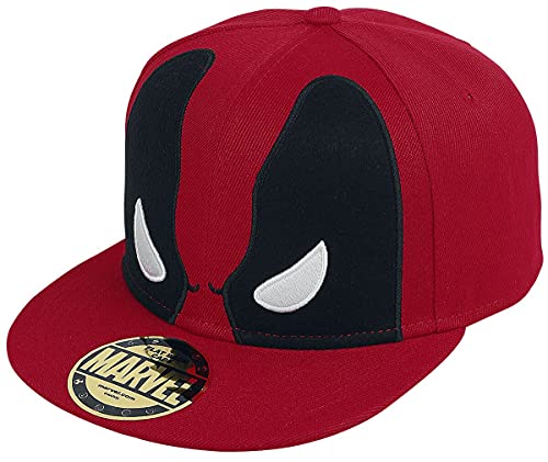 Deadpool Snapback Cap Basecap rot von Elbenwald