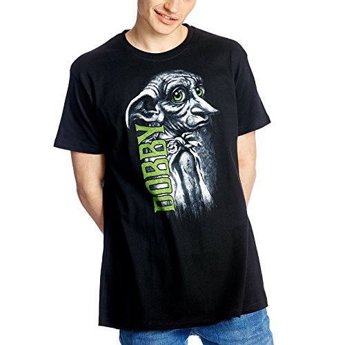 Elbenwald Harry Potter T-Shirt mit großem Dobby der Hauself Frontprint für Herren schwarz - XXXL Elbenwald Harry Potter T-Shirt mit großem Dobby der Hauself Frontprint für Herren schwarz - XXXL von Elbenwald