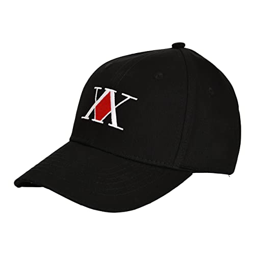 Elbenwald Hunter x Hunter Basecap mit Logo für Herren Damen Unisex Baumwolle schwarz von Elbenwald