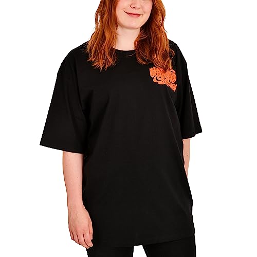 Elbenwald Naruto Oversize T-Shirt Group Motiv für Herren Damen Unisex Baumwolle Schwarz - XXL von Elbenwald