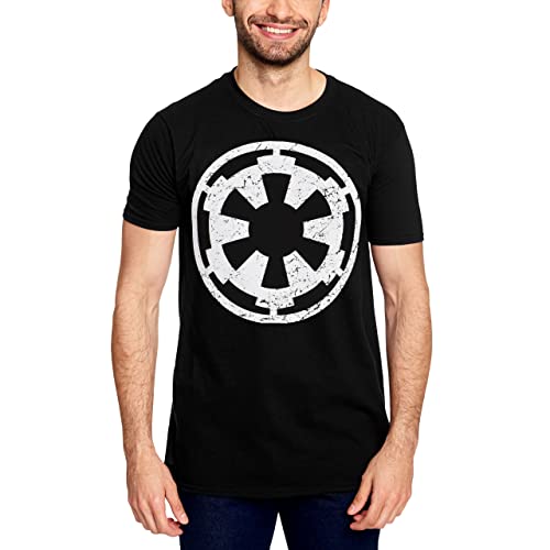 Elbenwald Star Wars Andor T-Shirt mit Imperium Logo Design für Herren Damen Unisex Baumwolle schwarz - M von Elbenwald