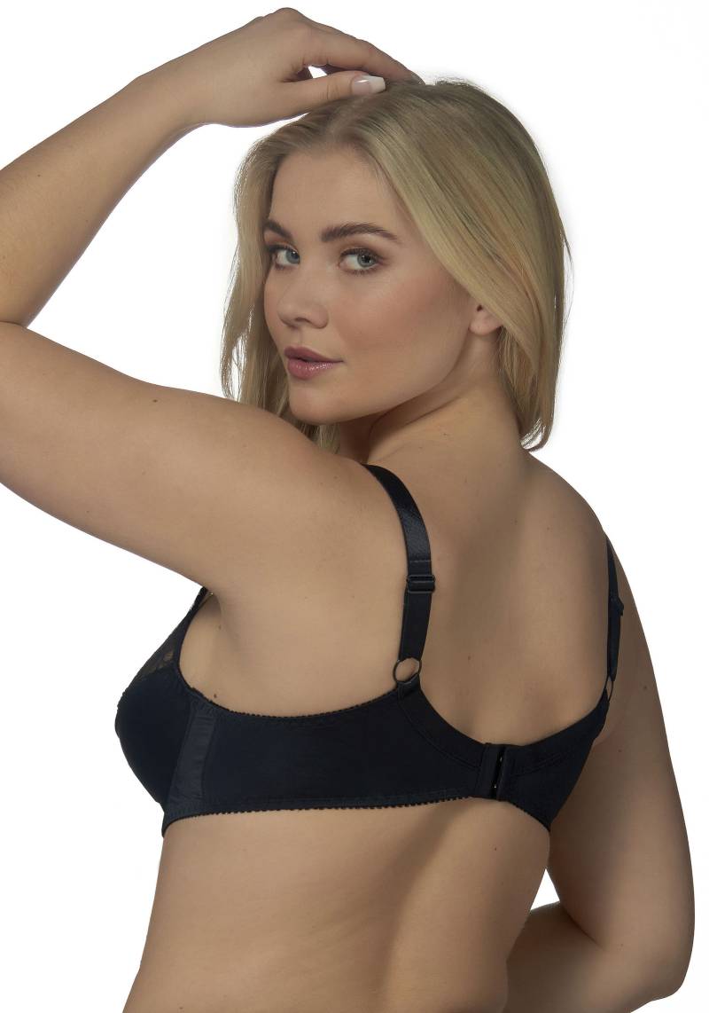 Elbrina Bügel-BH verstellbare Träger, ohne Schale, mit Bügel, mit Spitze, mit Schleife von Elbrina