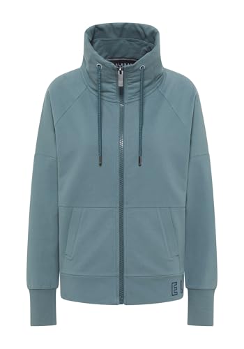 Elbsand Aina Damen Sweatjacke mit Stehkragen, Sweatshirt mit Zip Verschluss, Regular Fit von Elbsand
